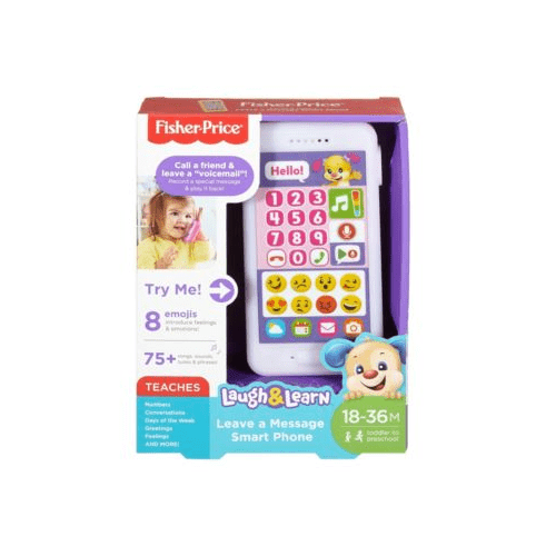 Aprender e Brincar - Telefone Com  Emojis - Fisher Price - Rosa MATTEL