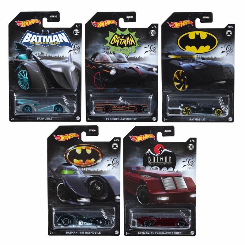 Carrinho Hot Wheels - Batmobile - Batman DC - 1:64 - Mattel