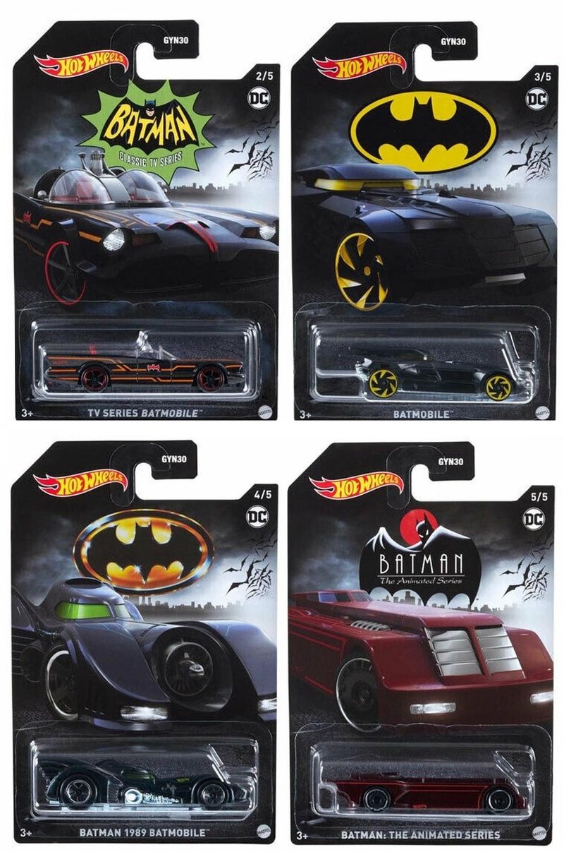 Carrinho Hot Wheels Classic Tv Series Batmobile