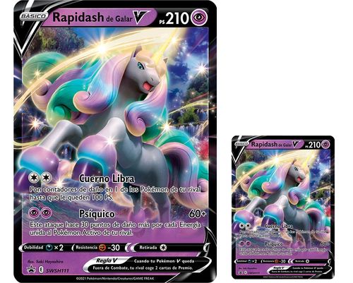 Cartas - Pokemon Box - Rapidash De Galar V - Copag COPAG DA AMAZONIA