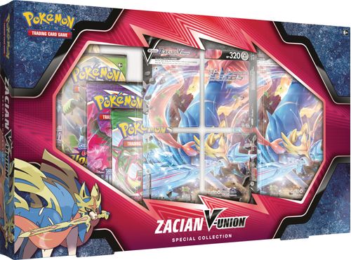 Cartas - Pokemon Box - V Union Zacian COPAG DA AMAZONIA
