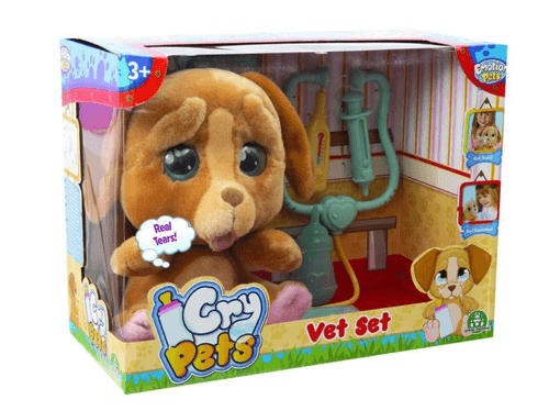 Pelucia Cry Pets Cachorro Acessorios Veterinario MULTIKIDS