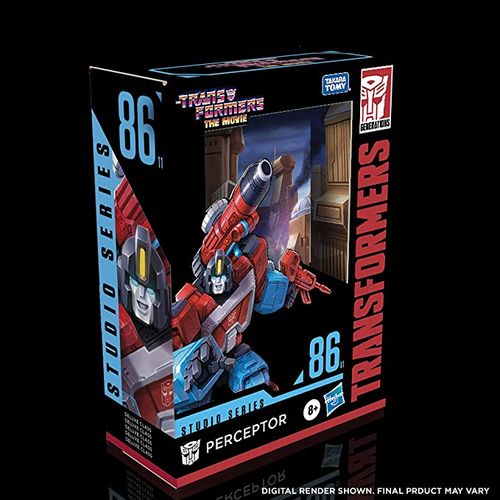 Boneco - Figura Transformes Gen - Series DLX 86 - Perceptor HASBRO