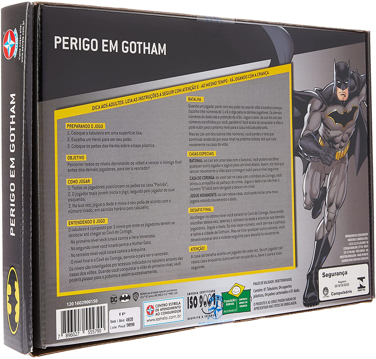 Batman: Arkham City ganha jogo de tabuleiro que traz batalhas contra vilões