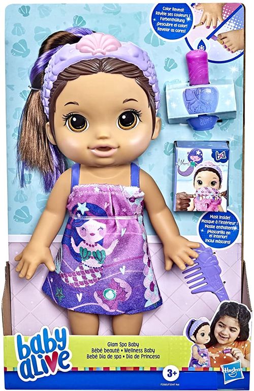 Boneca - Baby Alive - Dia De Spa - Morena HASBRO