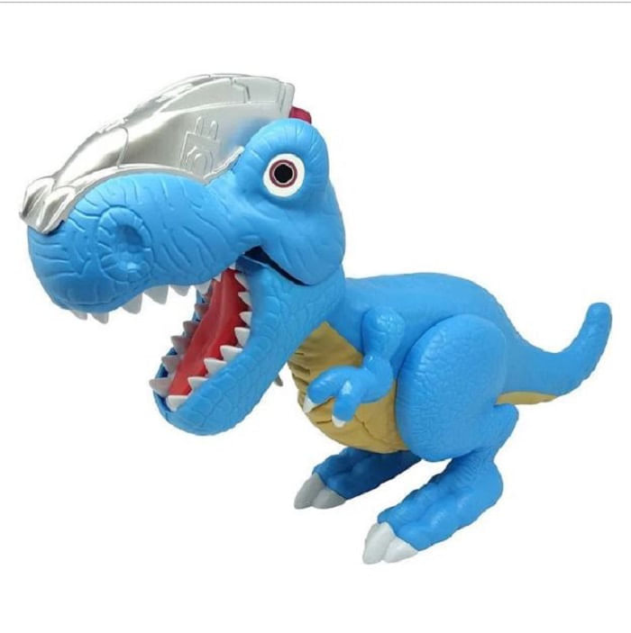 Kit Cabeça Dinossauro Tiranossauro Rex com Miniaturas Dino