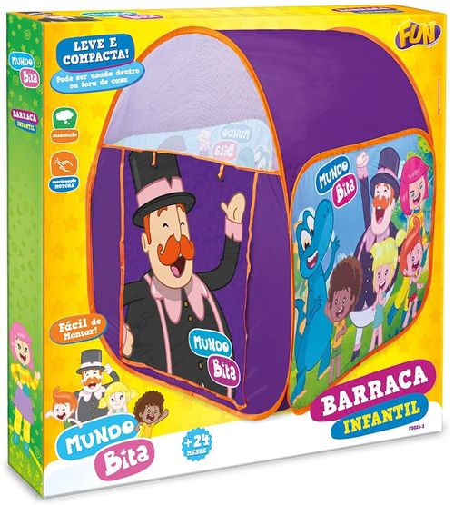 Barraca - Mundo Bita - Barraca Infantil Na Caixa BARAO