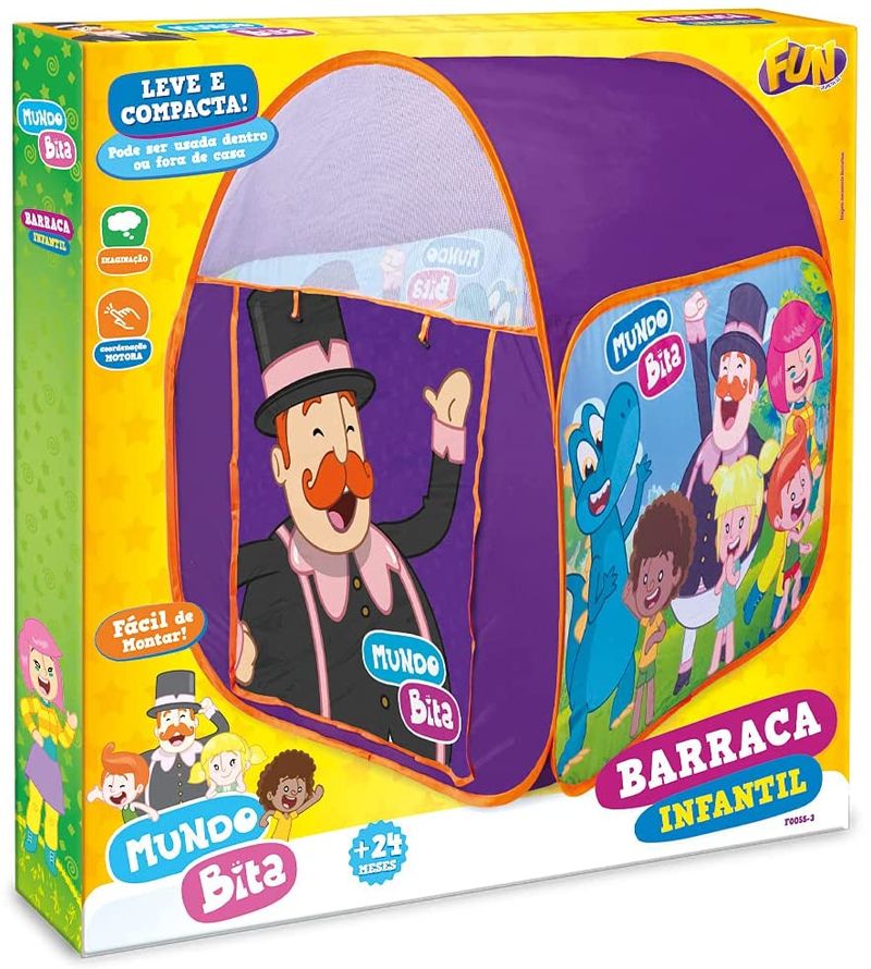 Barraca Infantil com Bolinhas - Barbie - Mundo dos Sonhos - Fun Divirta-se