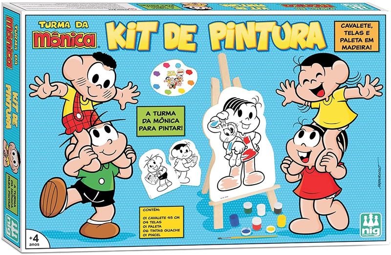 Jogo Colorir Kit Pintura Patrulha Canina - Nig Brinquedos