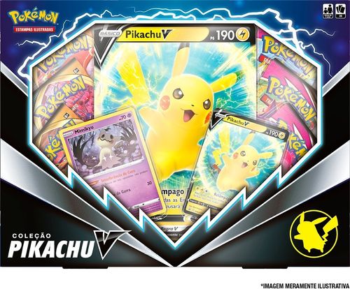 Linha Pokemon -  Box Pikachu V Basic COPAG DA AMAZONIA