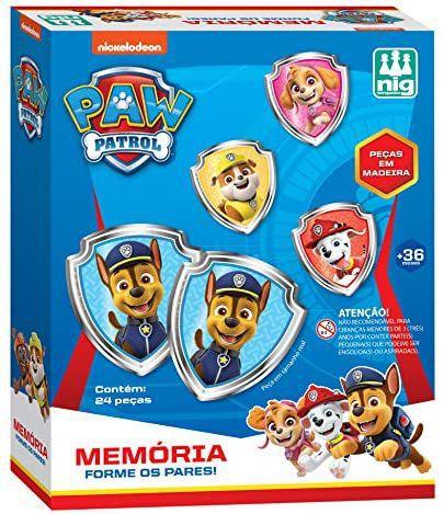 Jogo - Memoria - Patrulha Canina MD NIG