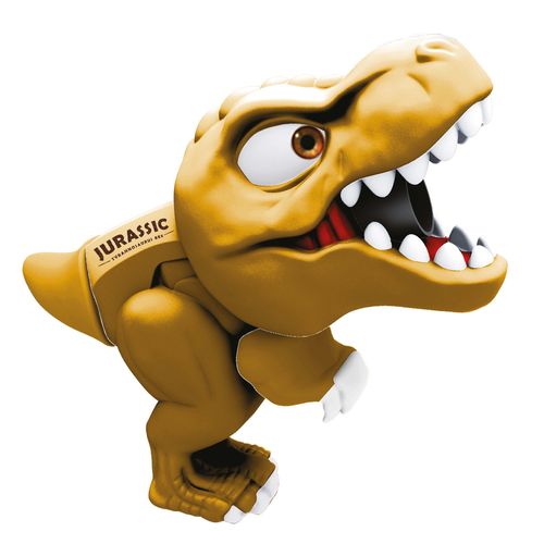 Lancador Dinossauro de Dardos de brinquedo - 7207 - Amarelo FROES COMERCIO INTER