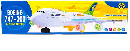Aviao Com Friccao Luz e Som Boing 747 TERRACO
