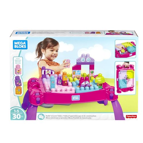 Conjunto para Construcao Mesa Portatil Mega Bloks - FFG22 MATTEL