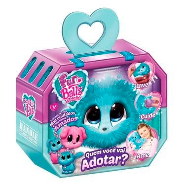 Pelucia - Furballs - Scruff a Luvs - Adotados - Azul START