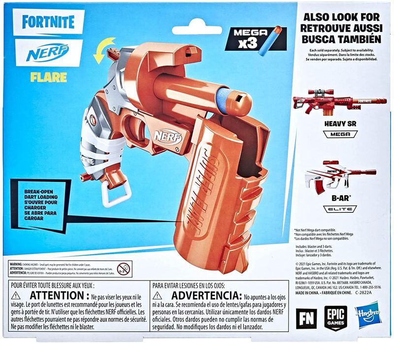 Lançador de Dardos Nerf Fortnite Super Flare Hasbro em Promoção na