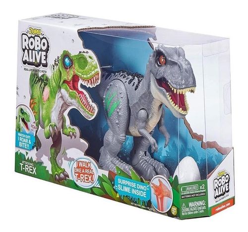 Zuru - Robotic Dinossauro - T Rex - Cinza CANDIDE