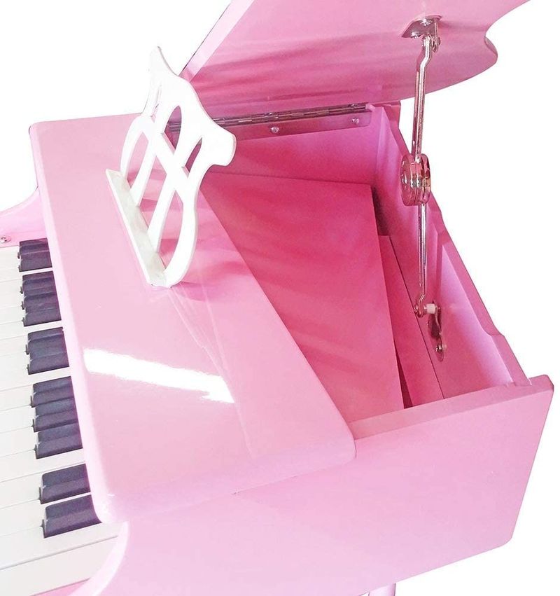 Piano Infantil Rosa com Teclas - 000290 TERRACO