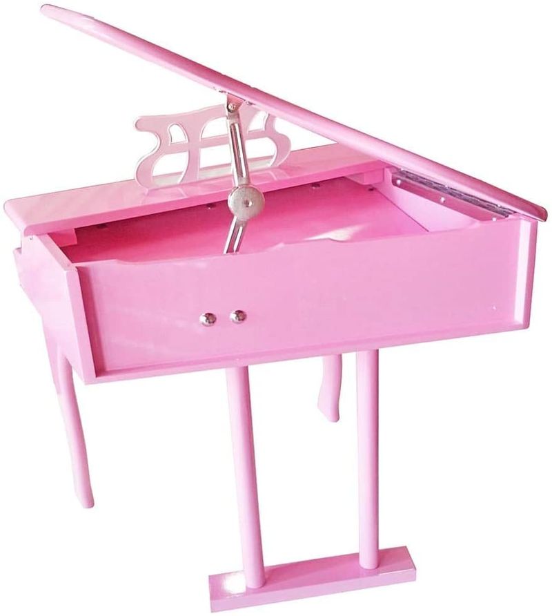 Piano Infantil Rosa com Teclas - 000290 TERRACO