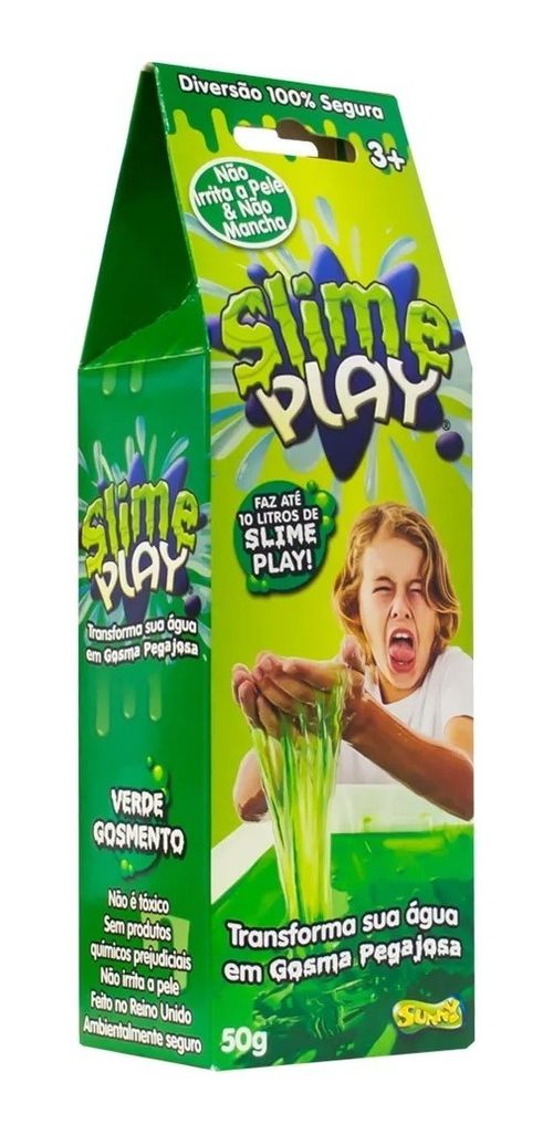 Slime Play Green 50G - Verde SUNNY BRINQUEDOS