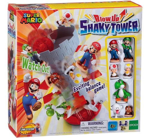 Jogo - Super Mario - Blow Up Shaky Tower - 7356 EPOCH MAGIA