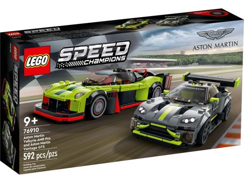 Blocos de Montar - Aston Martin Valkyrie AMR Pro e Aston Martin Vantage GT3 LEGO DO BRASIL
