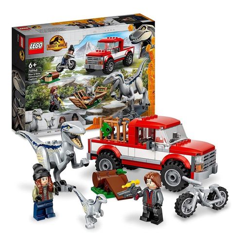 Jurassic World - Blue e Beta Velociraptor Capture LEGO DO BRASIL