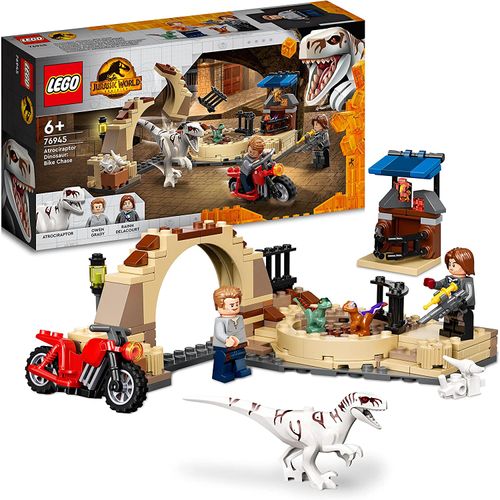 Jurassic World Atrociraptor Dinosaur: Bike Chase LEGO DO BRASIL