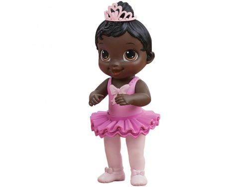 Boneca - Baby Alive Doce Bailarina - Negra Roupa Rosa HASBRO
