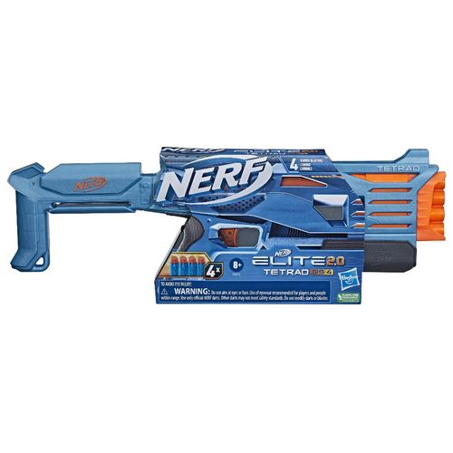 Lanca Dardos - Nerf Elite 20 Tetrad QS 4 HASBRO