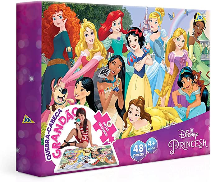 Super Kit - Disney Princesas - QC - Dominó - Jogo da Memória