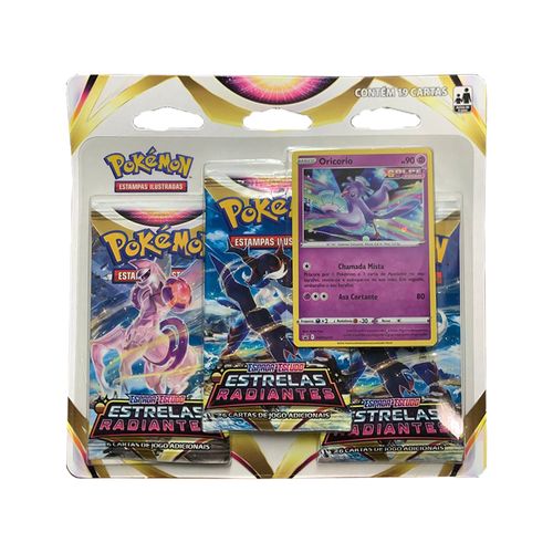 Blister Triplo Pokemon - Estrela Radiante Espada e Escudo - RX COPAG DA AMAZONIA
