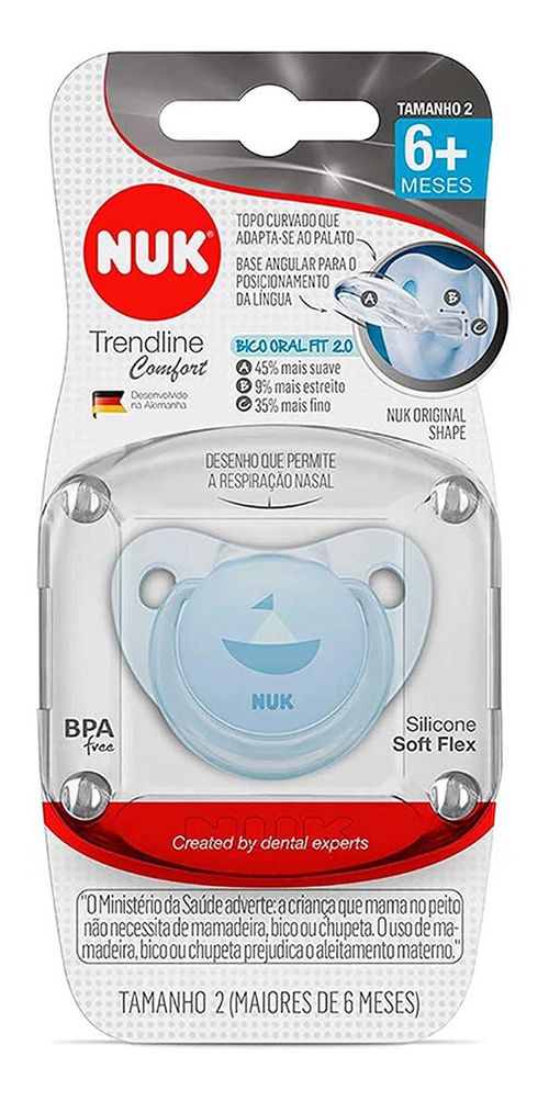 Chupeta Classic Nuk - ReB DEC AZUL S2 NUK