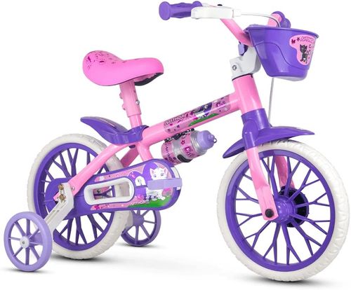 Bicicleta  Aro 12 Cat Rosa Selim Pu NATHOR INDUSTRIA E C