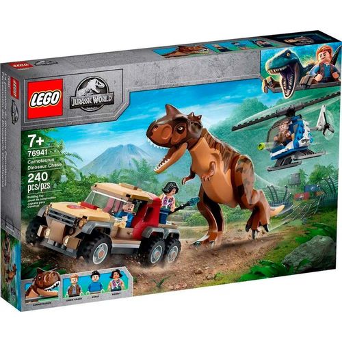 Blocos de montar - Lego Jurassic World - Perseguicao do Dinossauro Carnotaurus LEGO DO BRASIL