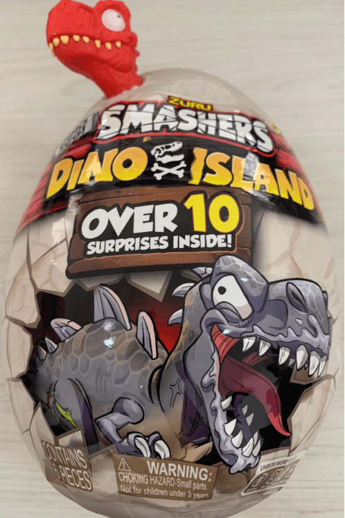 Smashers Ovo Dino - Ilha do Pirata - Medio - Vermelho START