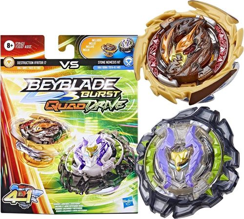 Jogo - Piao BeyBlade Quad Drive - Amarelo e Branco HASBRO