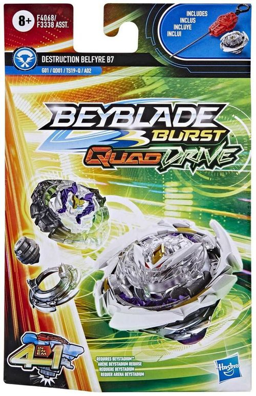Jogo - Piao BeyBlade - Destruction Belfyre - Branco HASBRO