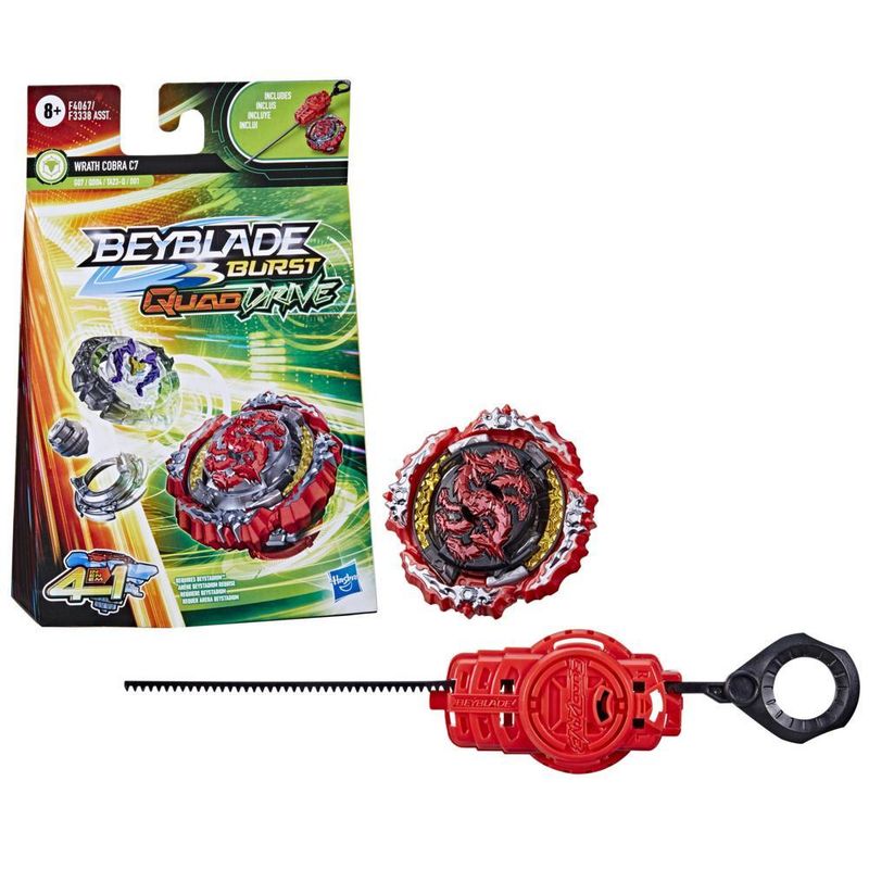 Jogo - Piao BeyBlade - Wrath Cobra - Vermelho HASBRO