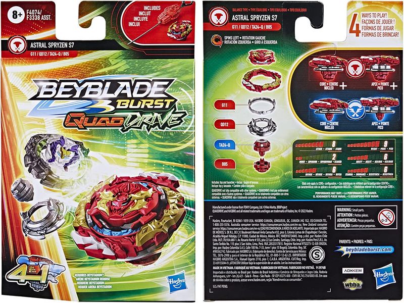 Jogo - Piao BeyBlade - Atral Spryzen - Dourado HASBRO