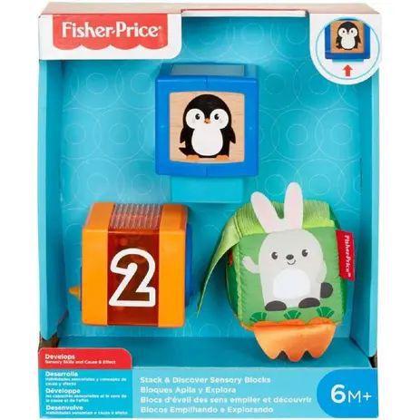 Blocos de Montar - Fisher-Price - Empilhando e Explorando MATTEL