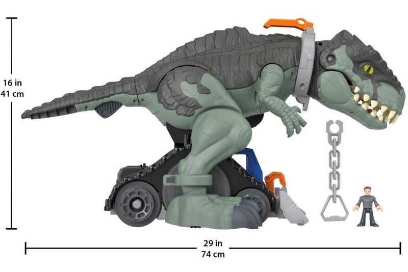 Figura Interativa - Dino Mega Rex com Controle Remoto - DM Toys