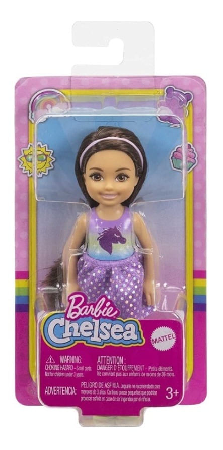 Boneca - Barbie - Familia Chelsea Club - Roupa De Unicornio MATTEL