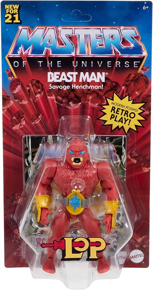 Boneco Masters Of The Universe Motu Origins - LOP Homem Fera MATTEL