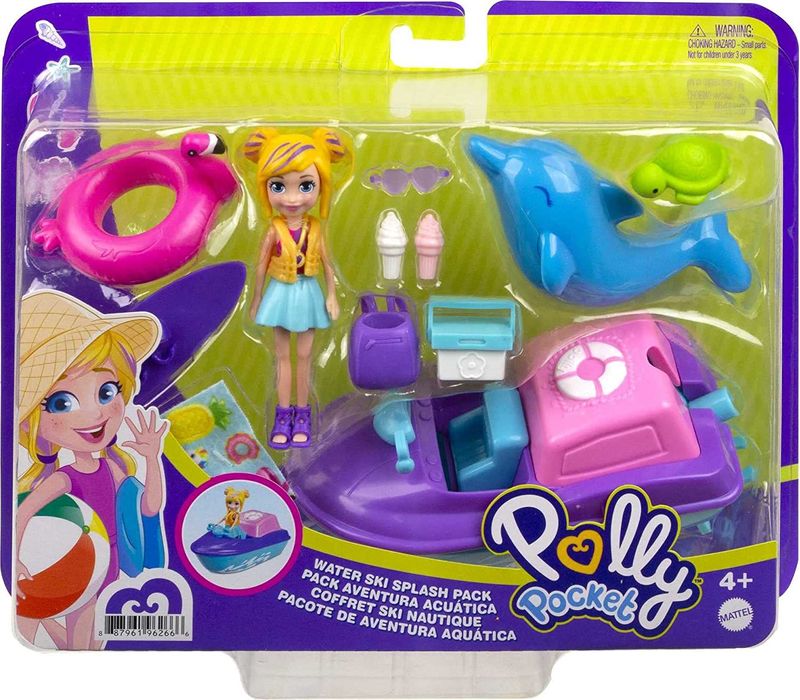 Boneca Sereia Polly Pocket Aquário Subaquático