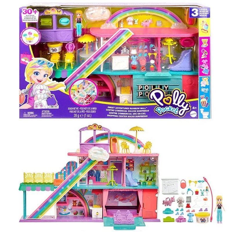 Bonecas - Polly Pocket - Shopping Doces Surpresas MATTEL