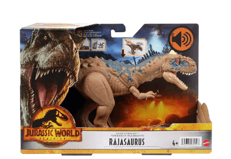 Rajasaurus Dinossauro Jurassic World Com Som MATTEL
