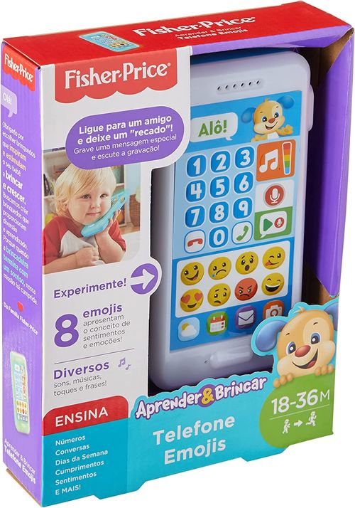 FP TELEFONE EMOJIS AZUL       FISHER PRICE MATTEL