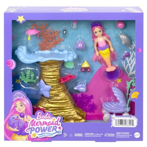 Boneca - Barbie Poder Da Sereia -  Arrecife de  Aquario MATTEL