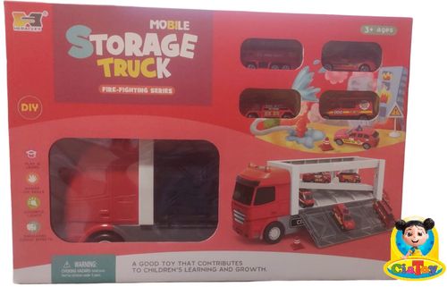 Carros - Conjunto Caminhao Bombeiro - Storage Truck TERRACO